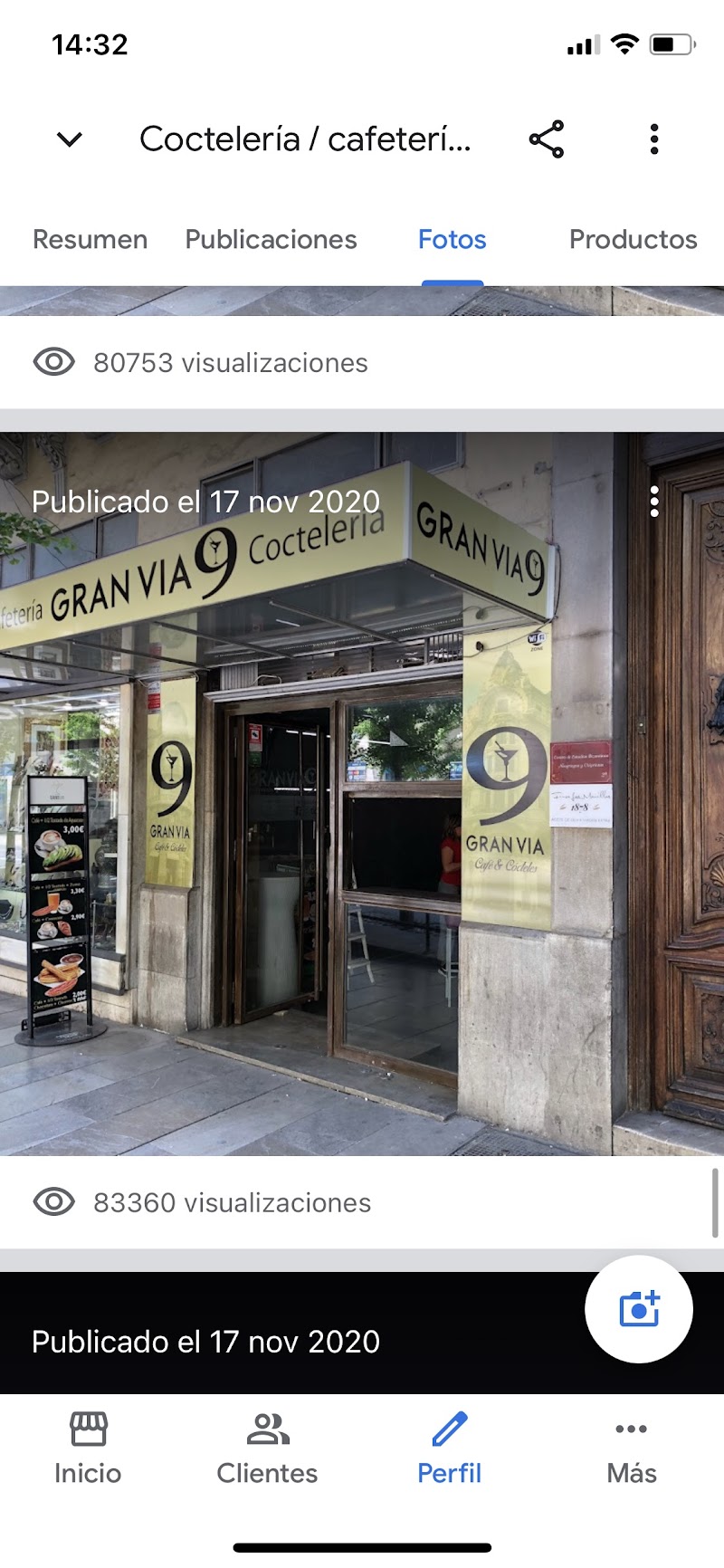 Cafetería “Gran Vía 9”