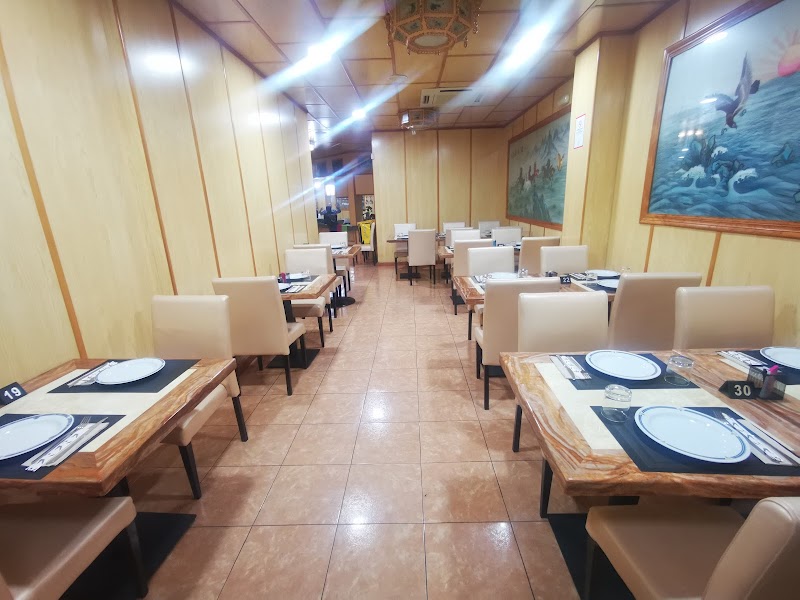 Restaurante dragón asiático