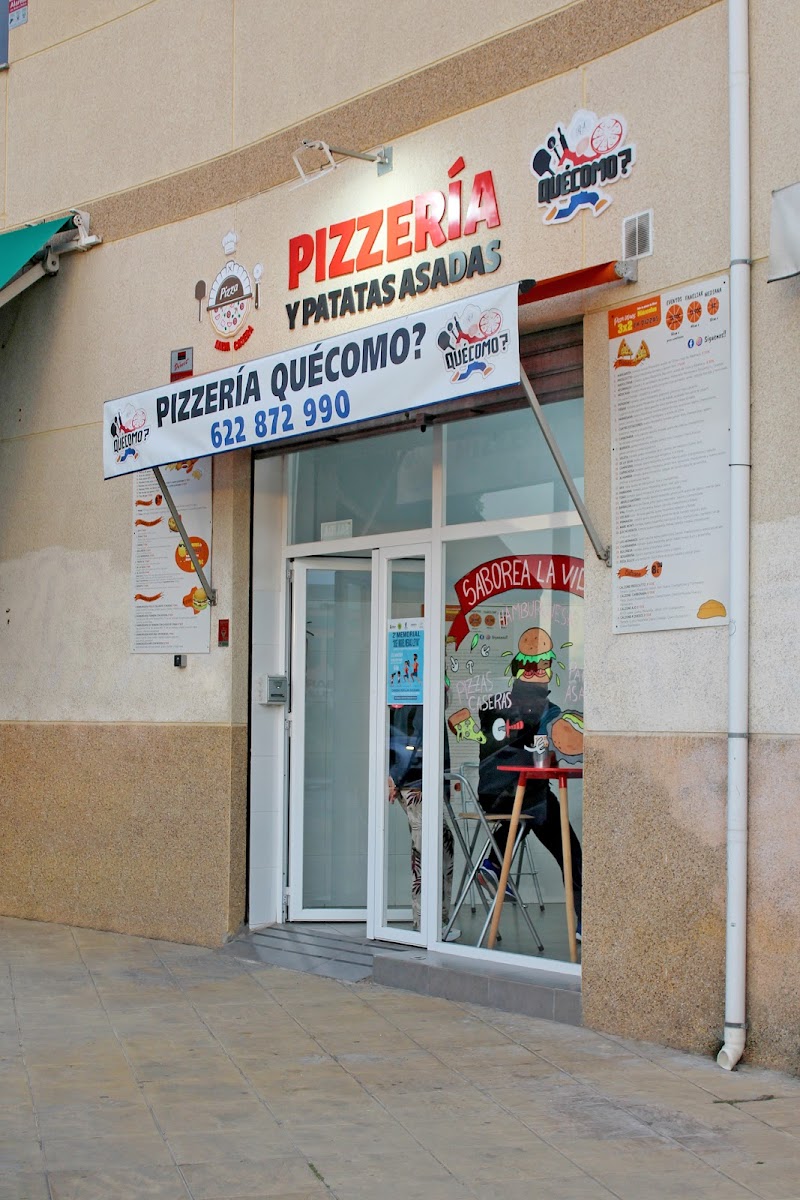 Pizzería y patatas asadas quecomo