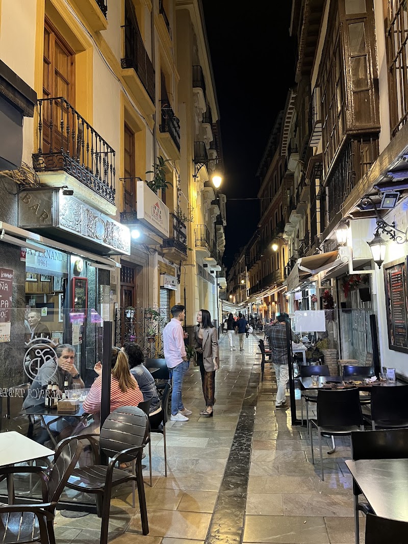 Zona de tapas en granada centro